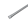 Rounded Pole In Aluminium Alloy Diameter 25mm With Flat Tips and Holes