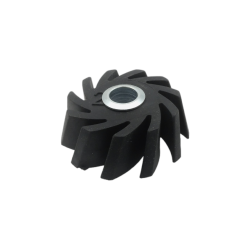 Gomma Portarocche Nera Elica Con Buccola Media "2"