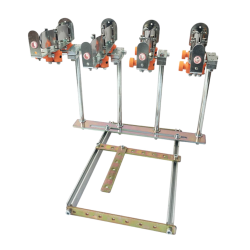 Kit N.4 Freni Di Trama 2+2 Lame Completo Di Base Regolabile