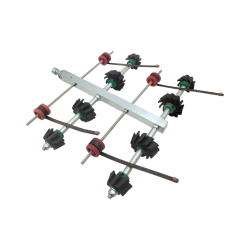 4 Deroulé Creel With Rubber Bobbin Holder