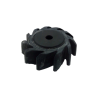 Gomma Portarocche Nera Elica Con Buccola Diametro 100mm