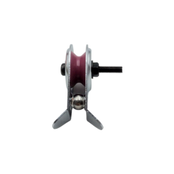 Carrucola In Ceramica Con Alette + Vite