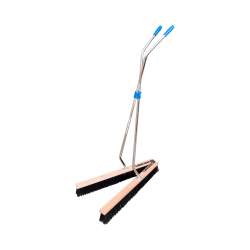 Cleaning Scissor Broom With Black Bristles